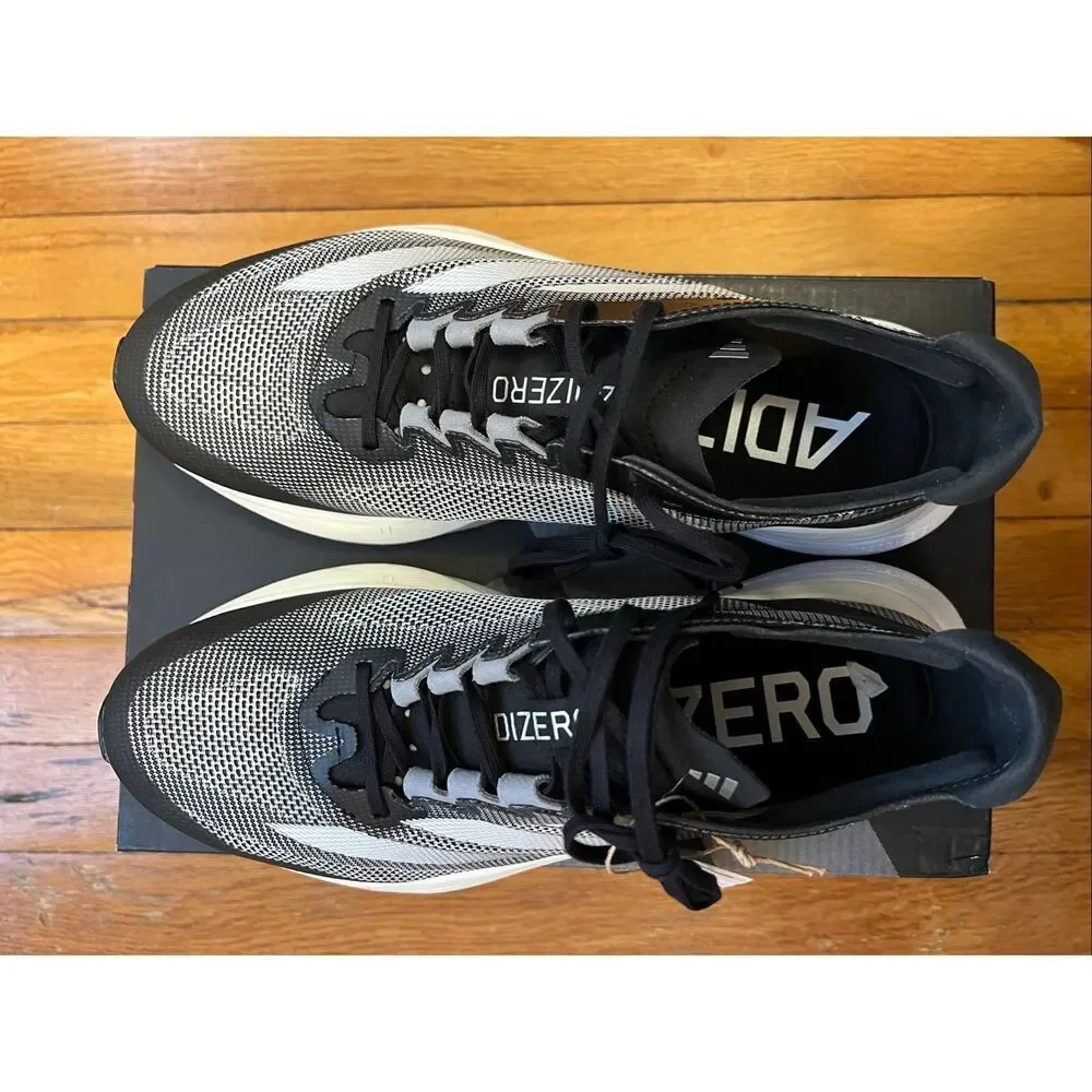 Adidas Adizero Boston 12 Running Shoes – Men’s Size 8 | Core Black / Carbon